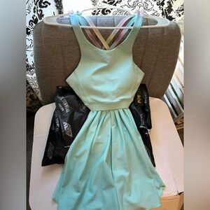 POPFLEX Mint Backless Workout Tank